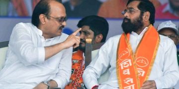 नाशकात अजित पवार गट व शिंदे गट आमने-सामने