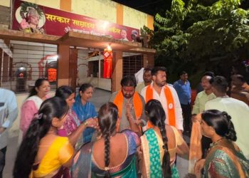 वसंत गितेंचा रामवाडी, सराफ बाजारात प्रचार