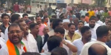 नाशकात पुन्हा राडा,ठाकरे गट व भाजप आमने-सामने