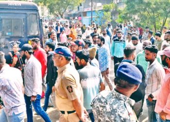 खुनाच्या घटनेनंतर परिसरात तणाव