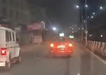 नाशिक पोलिसांच्या आठ वाहनांचा मध्यरात्री थरार