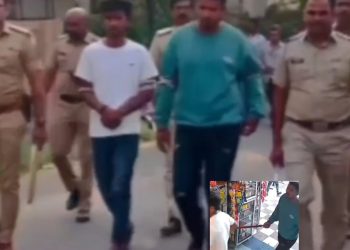 तलवारी फिरवत भाईगिरी मग पोलिसांकडून वरात