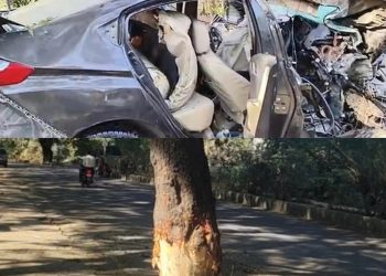 नाशकातील अमरधाम जवळ भल्या पहाटे भीषण अपघात