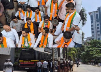 नाशिकच्या त्या कंपनीसमोर भाजप युवा मोर्चाचे जोरदार आंदोलन