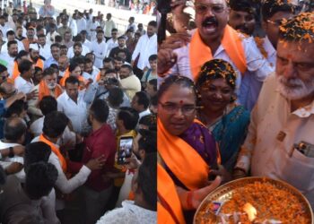 ठाकरेंच्या निष्ठावंत शिलेदाराचे नाशकात पाऊल ठेवताच जंगी स्वागत 