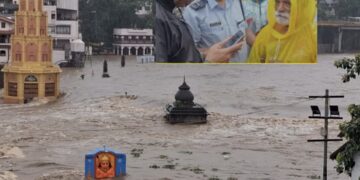 नाशिकमध्ये पावसाचा हाहाकार! पुरात अडकलेल्या पर्यटकाची थरारक सुटका