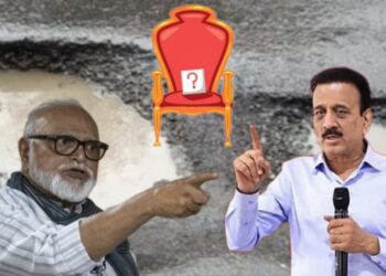 खड्ड्यांमुळे मृत्यू राहिले बाजूला खेळ रंगला पालकमंत्री पदाचा
